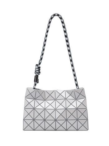 Olefine Geometrijska kvadratna crossbody torba, PVC, horizontalni kvadratni oblik, zatvarač, ljetna kolekcija 2025