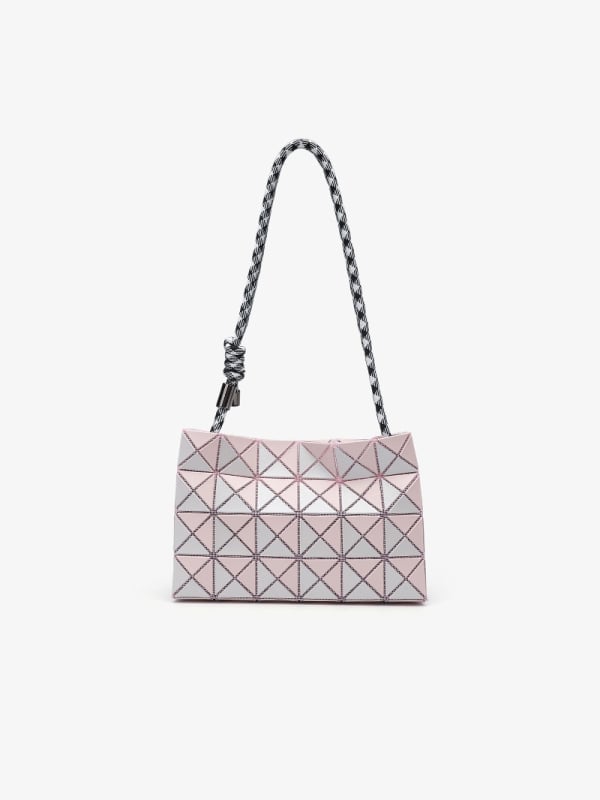 Olefine Geometrijska kvadratna crossbody torba, PVC, horizontalni kvadratni oblik, zatvarač, ljetna kolekcija 2025