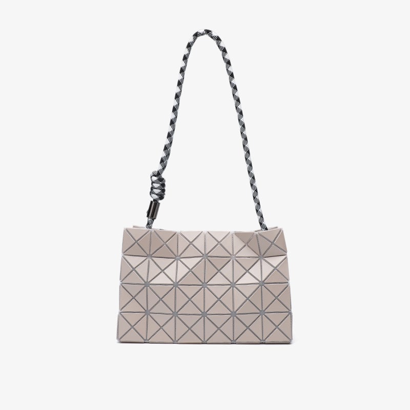 Olefine Geometrijska kvadratna crossbody torba, PVC, horizontalni kvadratni oblik, zatvarač, ljetna kolekcija 2025