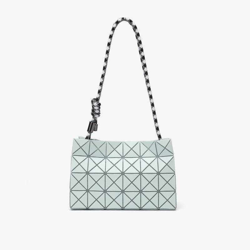 Olefine Geometrijska kvadratna crossbody torba, PVC, horizontalni kvadratni oblik, zatvarač, ljetna kolekcija 2025