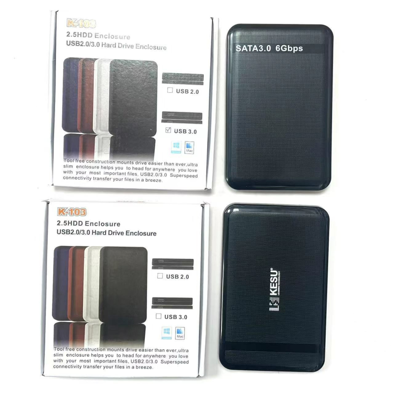 USB 3.0 vanjsko kućište za tvrdi disk, ABS kućište, podržava do 2TB, OEM proizvodnja, privatni label dostupan