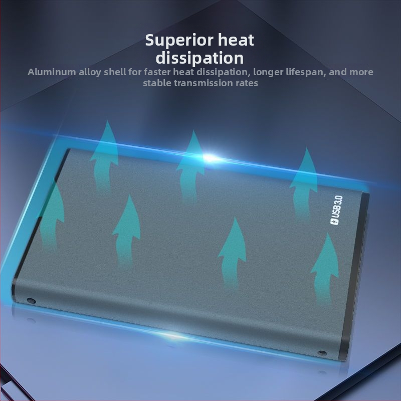 Externé kovové puzdro pre notebook SATA HDD/SSD s USB 3.0