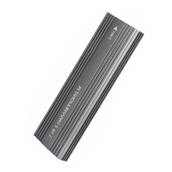 Kućište za M.2 NVMe/SATA SSD, USB 3.1 Gen2, 10Gbps, Aluminijska legura, Podržava do 2TB