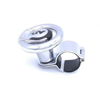 Помощна топка за кормилото YI-263, BREE; пластмаса + алуминий; универсална съвместимост; тегло 0,28 кг; печат на лого