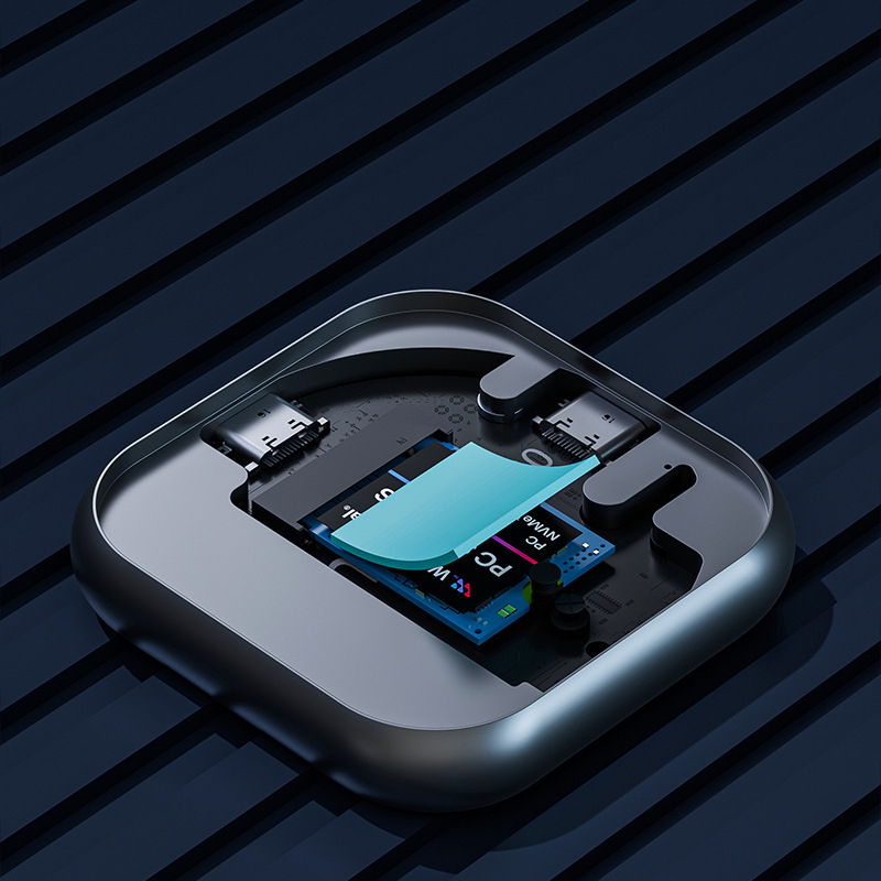 Vanjsko kućište za SSD M.2 2230 NVMe, USB-C, aluminijska legura, podržava do 4 TB, 10 Gbps