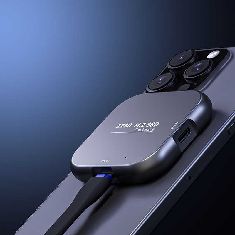 Vanjsko kućište za SSD M.2 2230 NVMe, USB-C, aluminijska legura, podržava do 4 TB, 10 Gbps