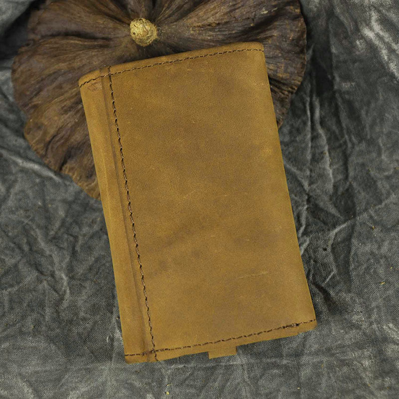 Novčanik od prave kože sa zip zatvaračem, pamuk unutrašnjost, za svakodnevnu upotrebu, zima 2020