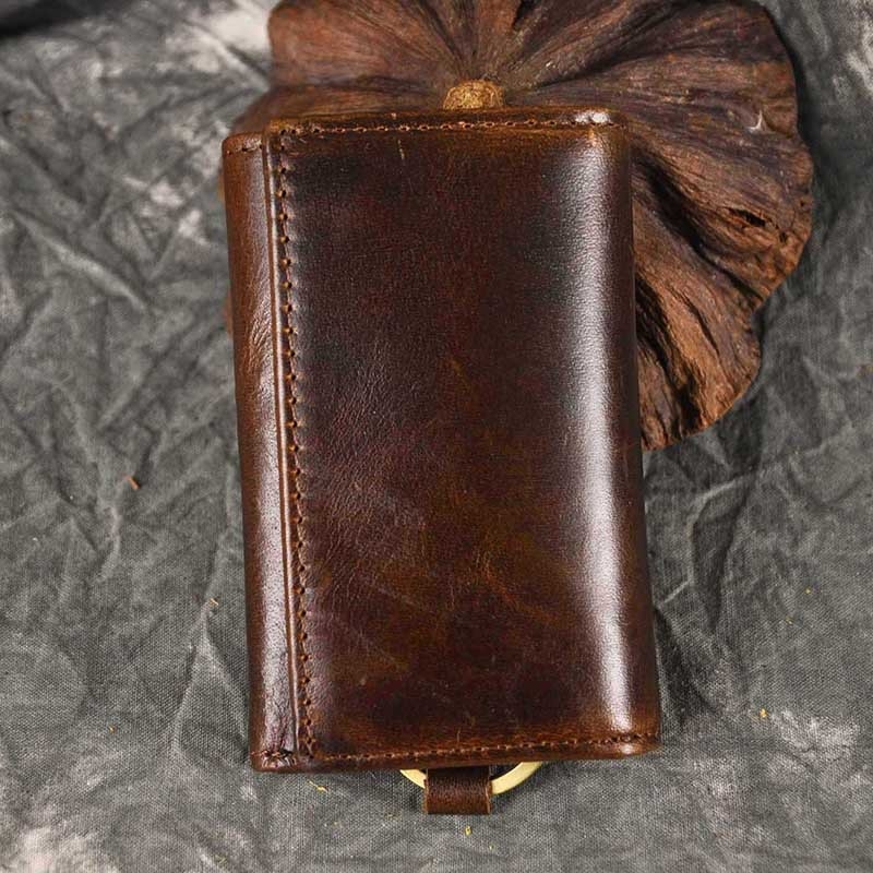 Novčanik od prave kože sa zip zatvaračem, pamuk unutrašnjost, za svakodnevnu upotrebu, zima 2020