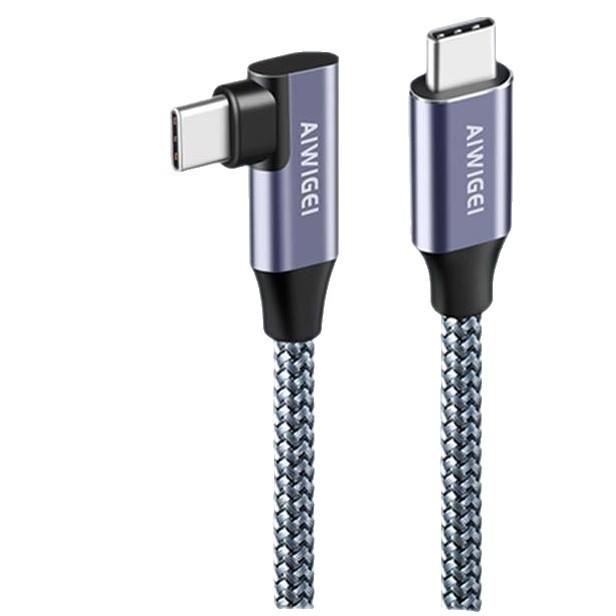 Cablu de date USB 3.2 Type-C cu husă pentru hard disk portabil, 20 Gbps, încărcare PD rapidă, proiecție 4K