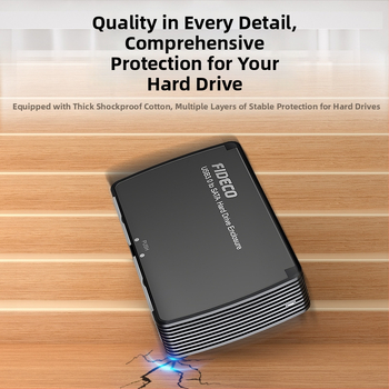 Vanjska kutija za tvrdi disk s USB 3.0, SATA sučelje, aluminijski kućište, podrška do 22 TB, brzina prijenosa do 5 Gbps