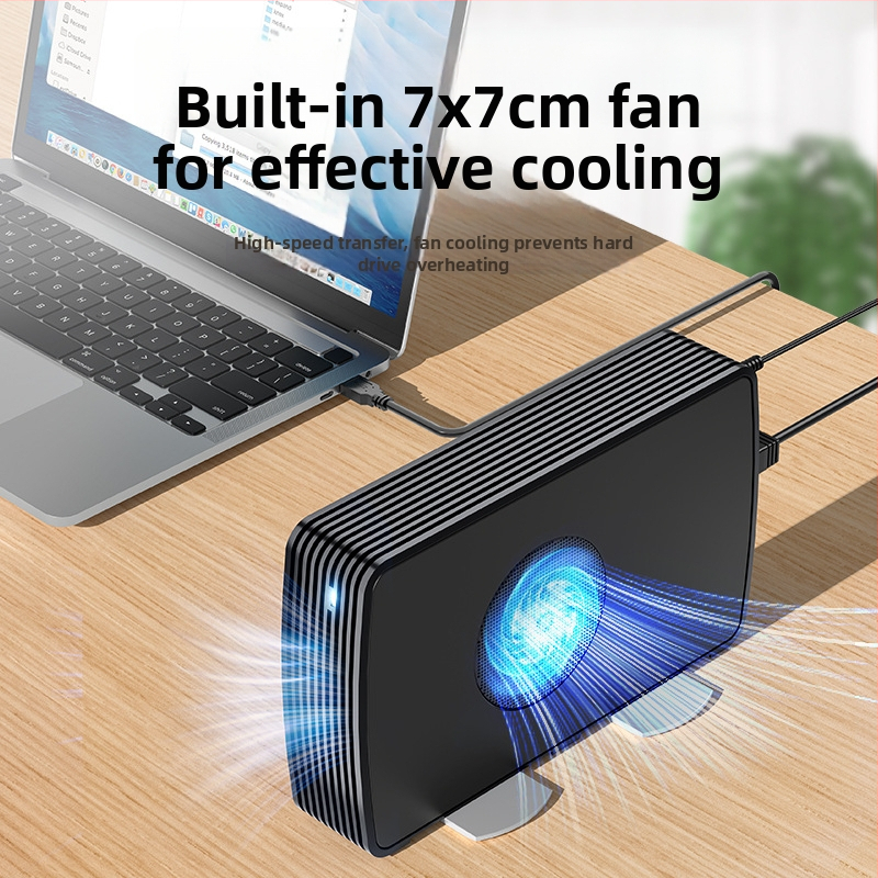 Vanjska kutija za tvrdi disk s USB 3.0, SATA sučelje, aluminijski kućište, podrška do 22 TB, brzina prijenosa do 5 Gbps