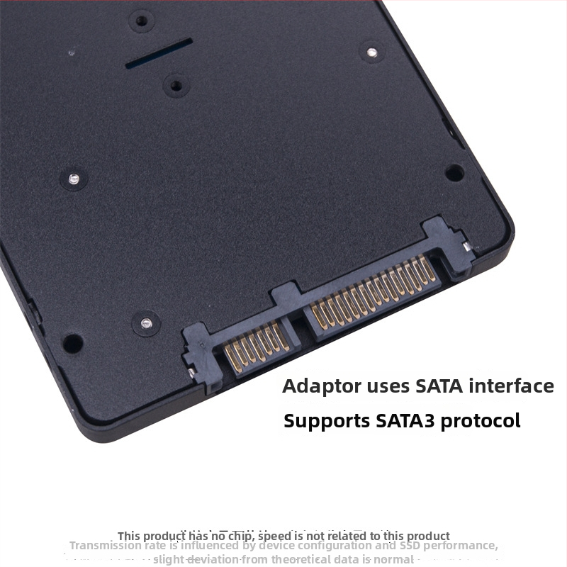 Kryt SSD z mSATA na SATA3.0, hliníková zliatina, rozhranie SATA3 6Gbps, podpora až 2TB, OEM spracovanie