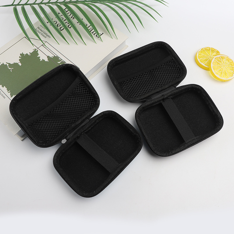 EVA prenosná taška na pevný disk – úložisko pre napájací zdroj, dátové káble a káblové slúchadlá; výroba studeným tlakom, neutrálna verzia, nosnosť 45 g