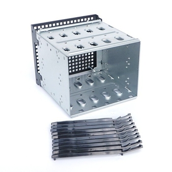 Αλουμινένιο κλουβί HDD 3,5'' για θήκη 5,25'', χωρητικότητα 3 δίσκων, QY