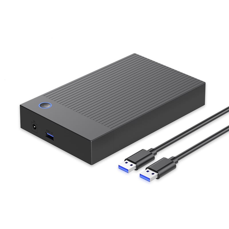 Εξωτερικός κάψουλα SATA USB 3.0 για δίσκο 3,5 ιντσών, ABS πλαστικό, έως 18TB, 5–10 Gbps