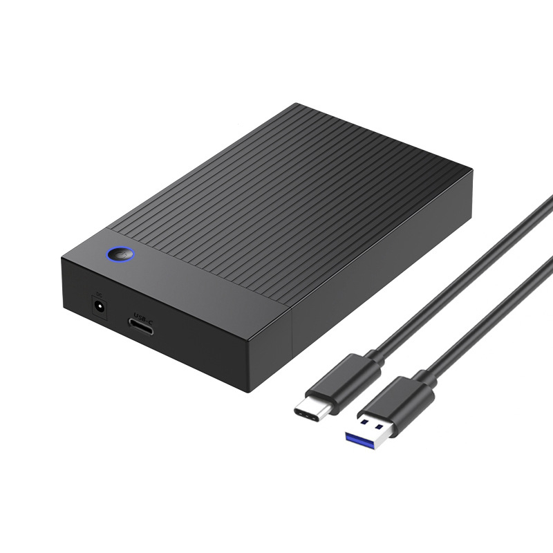 Εξωτερικός κάψουλα SATA USB 3.0 για δίσκο 3,5 ιντσών, ABS πλαστικό, έως 18TB, 5–10 Gbps