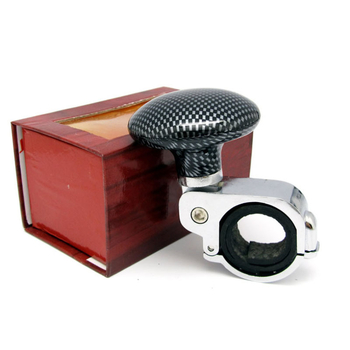 Hi Boss kovovo-plastová nastaviteľná guľa na posilnenie volantu, všeobecná kompatibilita, bez loga, k dispozícii licencovaná privátna značka