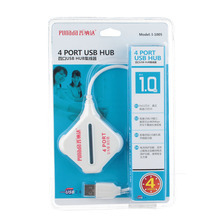 Punada I-1005 USB 2.0 4-portový hub s externým napájaním, kábel 1 m