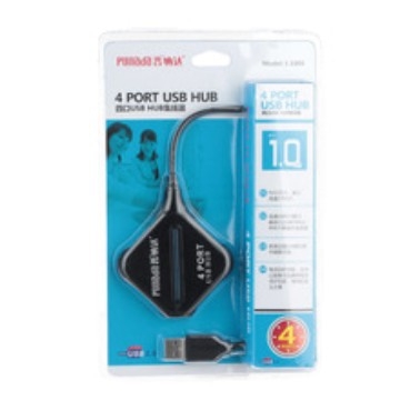 Punada I-1005 USB 2.0 4-portový hub s externým napájaním, kábel 1 m