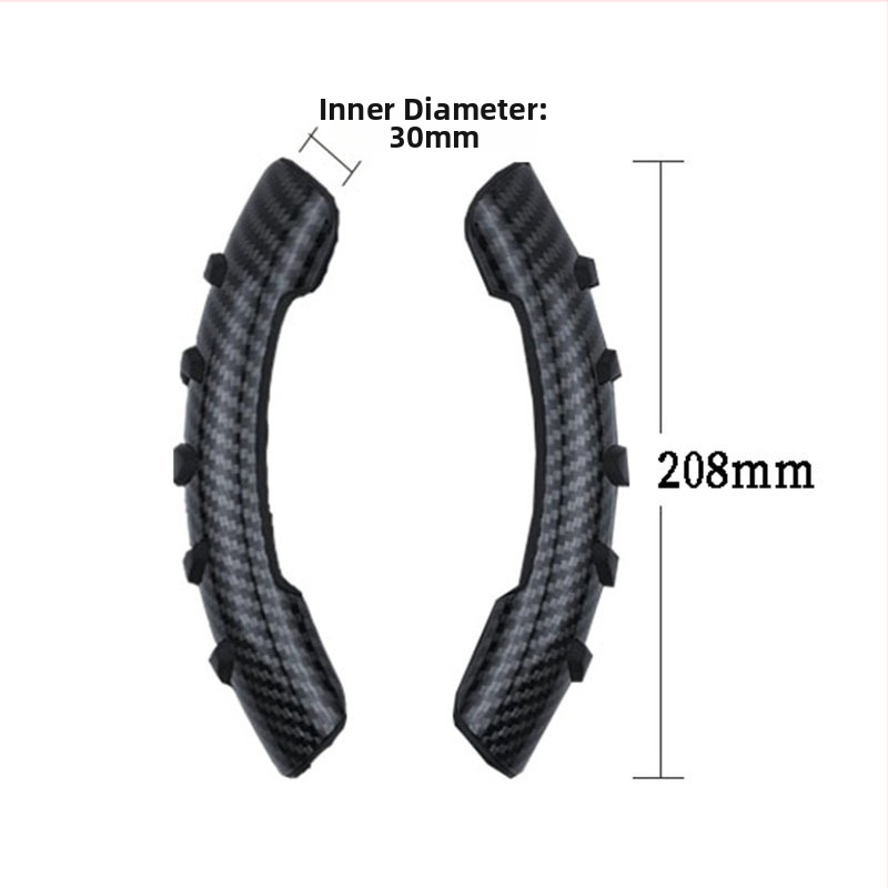 Protiskluzový poťah na volant, univerzálne uchytenie, ABS materiál, rozmery 18×10×4,5 cm, hmotnosť 212 g, prispôsobenie k dispozícii