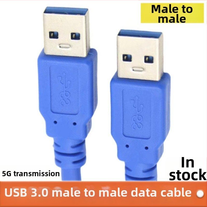 Cablu de date USB 3.0, M–M cu capete duale, cablu de copiere, 0,3–5 m