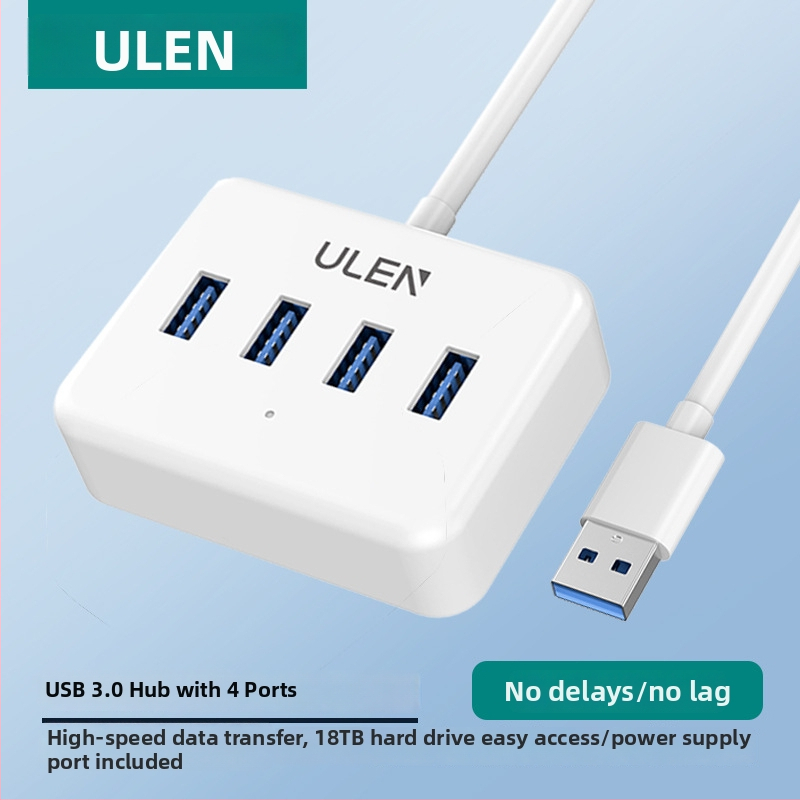 USB 3.0 4-portový hub s USB-C rozšírením, externé napájanie, 5Gbps