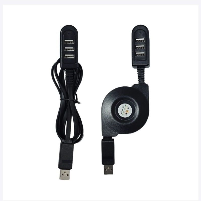 Hub USB 1 la 3 porturi cu alimentare externă, cablu USB 2.0 de 1 m
