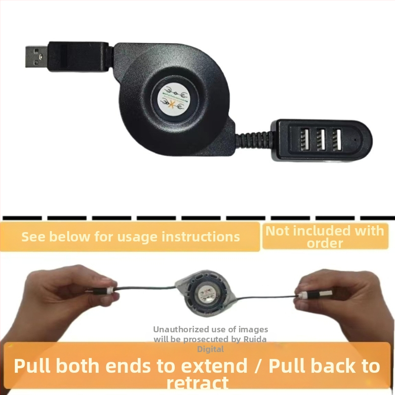USB hub 1–3 porty s externým napájaním, USB 2.0 kábel dĺžky 1 m