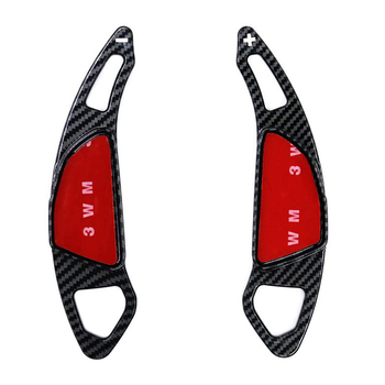 Палетки за превключване на скоростите на волана, карбонова текстура, ABS с воден трансфер печат, 100 g, за MG6, MG5, HS, RX5, RX8, Linghang, Ruiteng