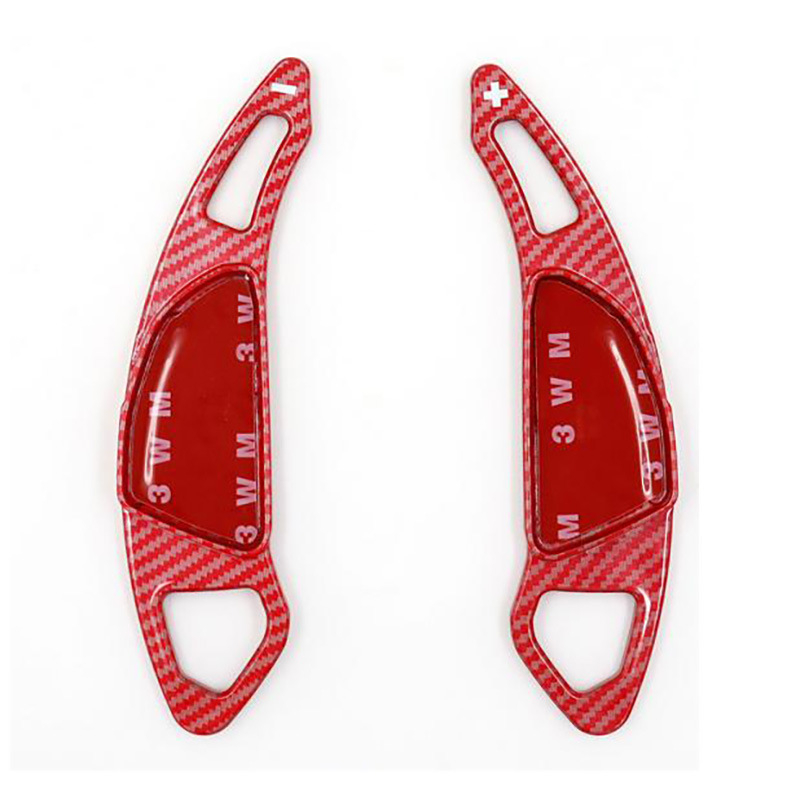 Палетки за превключване на скоростите на волана, карбонова текстура, ABS с воден трансфер печат, 100 g, за MG6, MG5, HS, RX5, RX8, Linghang, Ruiteng