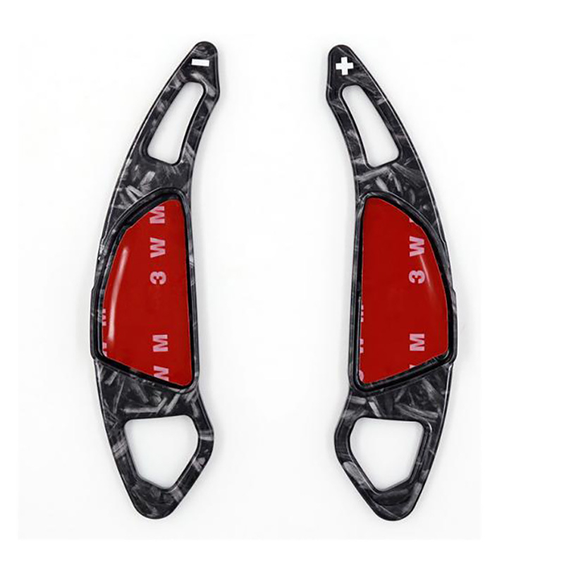 Палетки за превключване на скоростите на волана, карбонова текстура, ABS с воден трансфер печат, 100 g, за MG6, MG5, HS, RX5, RX8, Linghang, Ruiteng