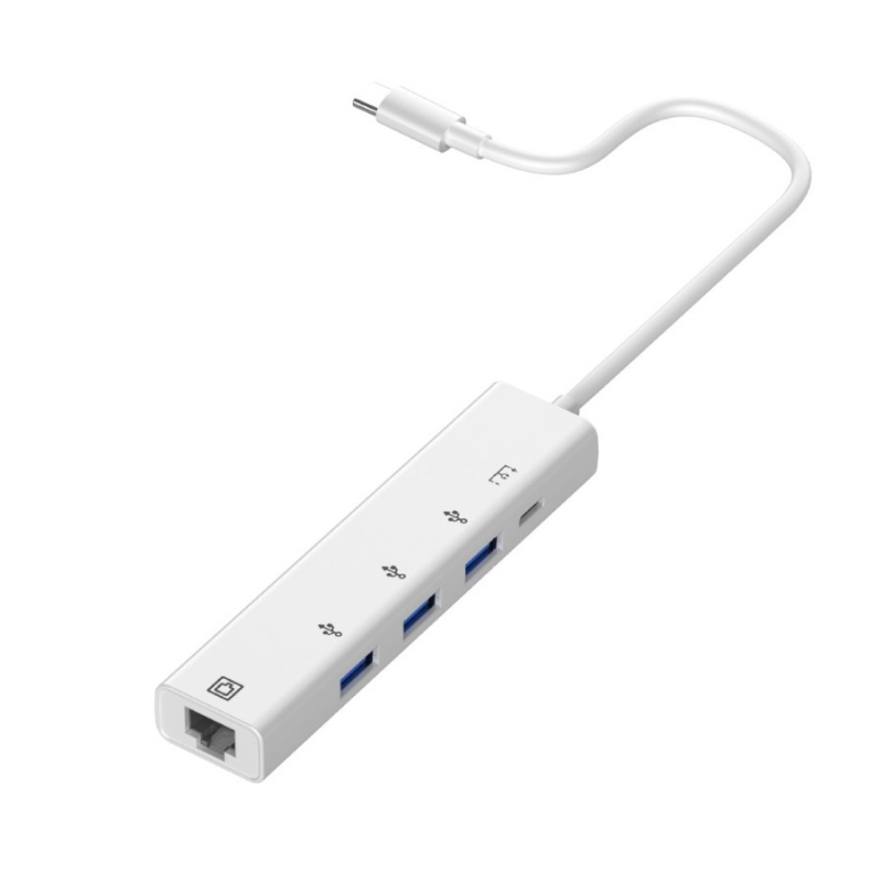 Hengweiyi HWY180 USB 2.0 OTG docking hub s Ethernetom 10/100 Mbps, kabel 1,2 m, vanjsko napajanje