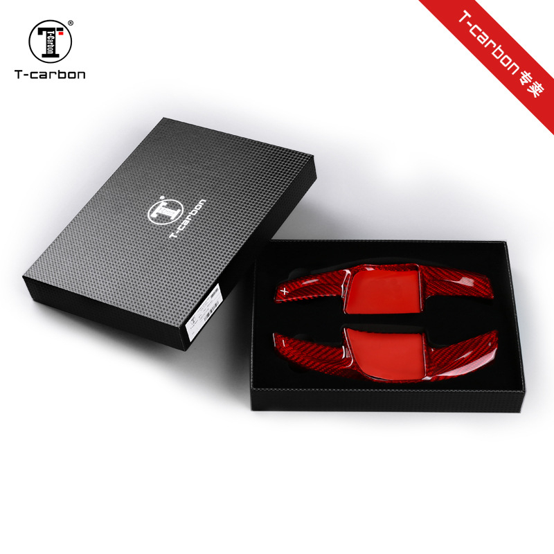 Лостчета за смяна на предавките за Мерцедес-Бенц – марка: T-carbon; материал: карбонови влакна/стъкловлакна; удължен и по-извит дизайн; монтаж с лепило