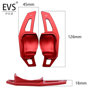 Декоративни алуминиеви лостчета за смяна на предавките на волана за VW Golf 6, Sharan и SEAT — Ivy speed EVS; Материал: алуминиева сплав; Персонализация: да; Логото: отпечатано