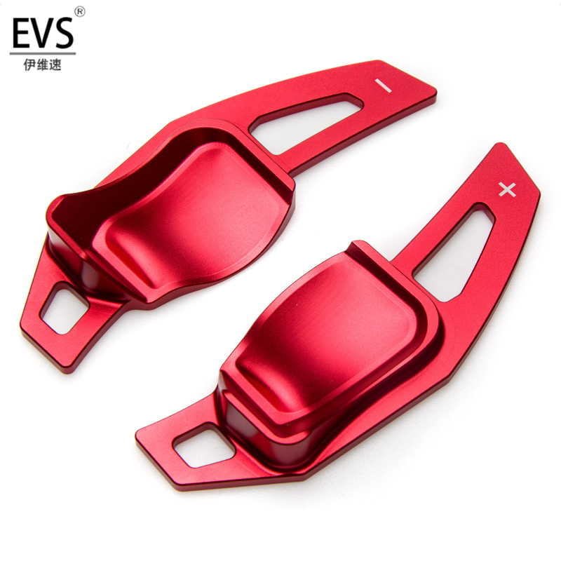 Декоративни алуминиеви лостчета за смяна на предавките на волана за VW Golf 6, Sharan и SEAT — Ivy speed EVS; Материал: алуминиева сплав; Персонализация: да; Логото: отпечатано