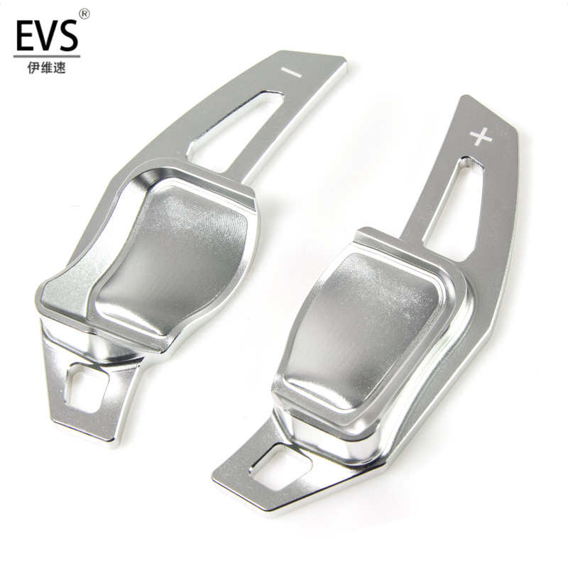 Декоративни алуминиеви лостчета за смяна на предавките на волана за VW Golf 6, Sharan и SEAT — Ivy speed EVS; Материал: алуминиева сплав; Персонализация: да; Логото: отпечатано