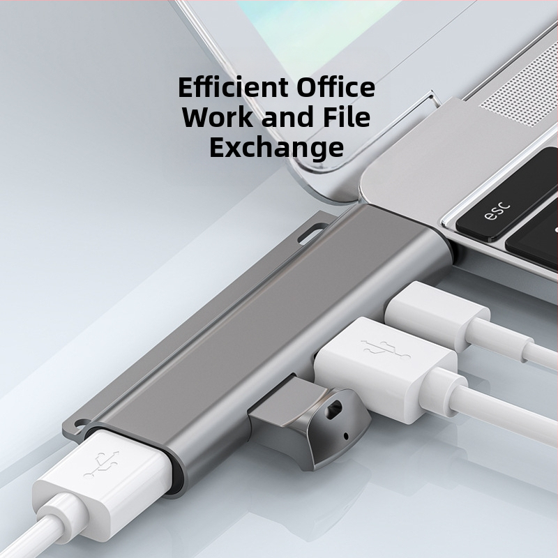 JAYA USB-C 4-portový USB 3.0 docking hub (JY-931), 5Gbps, bez externého napájania
