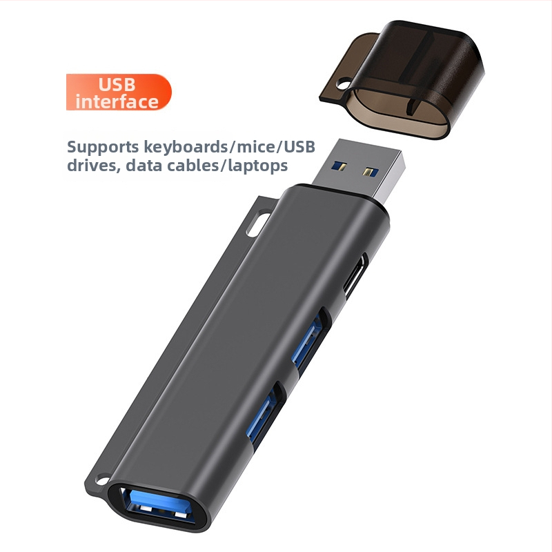 JAYA USB-C 4-portový USB 3.0 docking hub (JY-931), 5Gbps, bez externého napájania