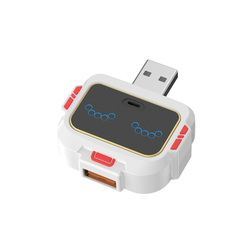 Convertor vocal inteligent USB cu hub și cablu de extindere – control vocal, splitter cu o singură ieșire, fără alimentare externă