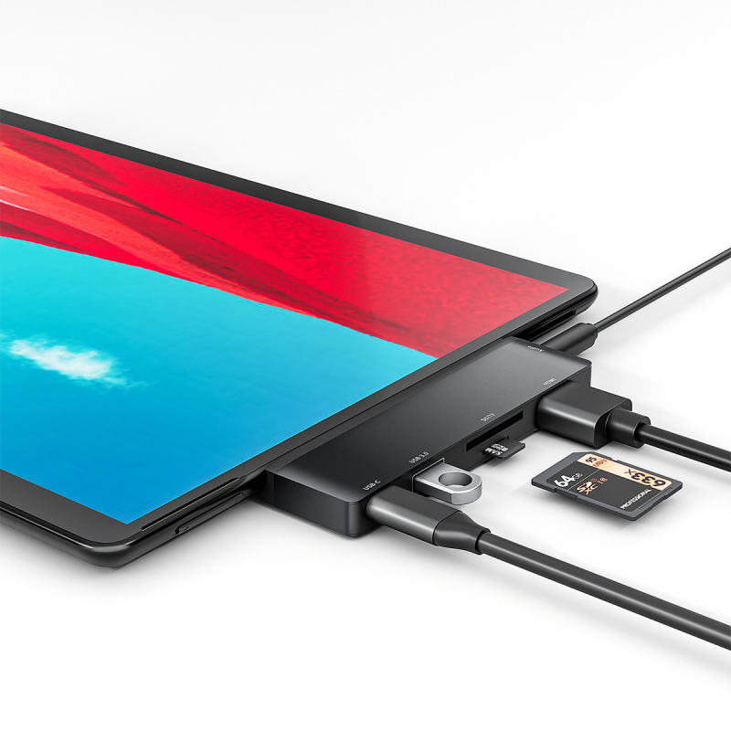 Surface Pro X USB-C docking hub με έξοδο HDMI, 5Gbps, Μοντέλο 105, Χωρίς εξωτερική τροφοδοσία
