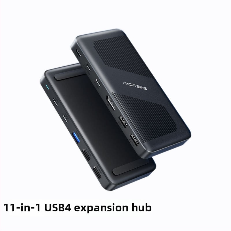 Acasis docking stanica za Thunderbolt 3/4/5 — 40Gbps, USB 3.1, vanjsko napajanje 65W PD, kabel 50 cm, model 00TB0301CN