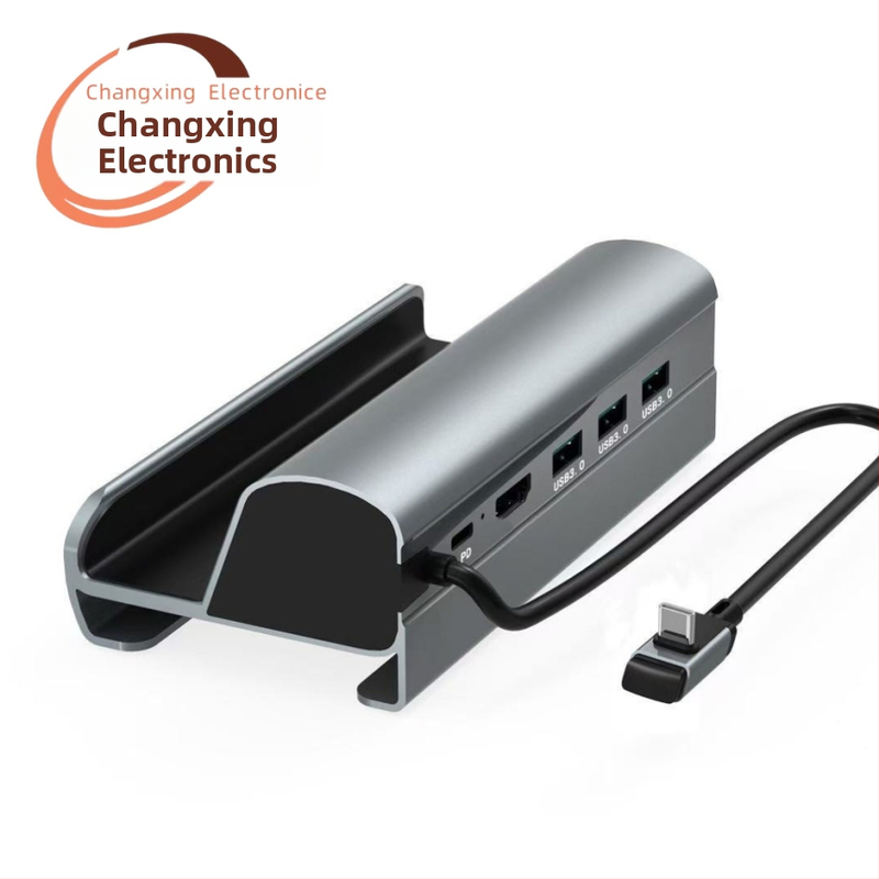 Docking stanica Steam Deck — USB-C hub HDMI 4K, gigabit Ethernet, externé napájanie, 6-portový hub