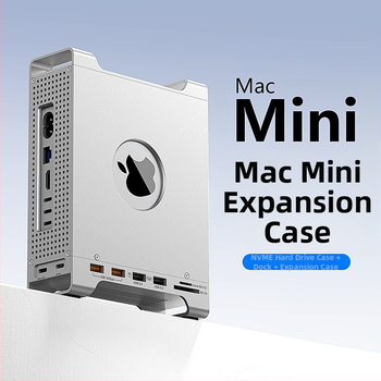 Mac mini M4 dokovacia stanica s M.2 NVMe skrinkou, USB-C, 10 Gbps, bez externého napájania
