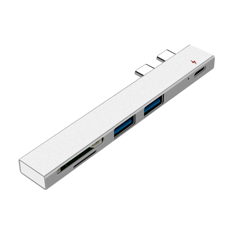 XSOON XS819 Type-C docking stanica, 5-u-1, USB 2.0, napajanje preko sabirnice, kabel 0,1 m