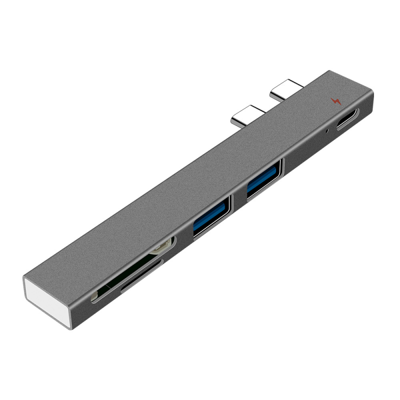 XSOON XS819 Type-C docking stanica, 5-u-1, USB 2.0, napajanje preko sabirnice, kabel 0,1 m