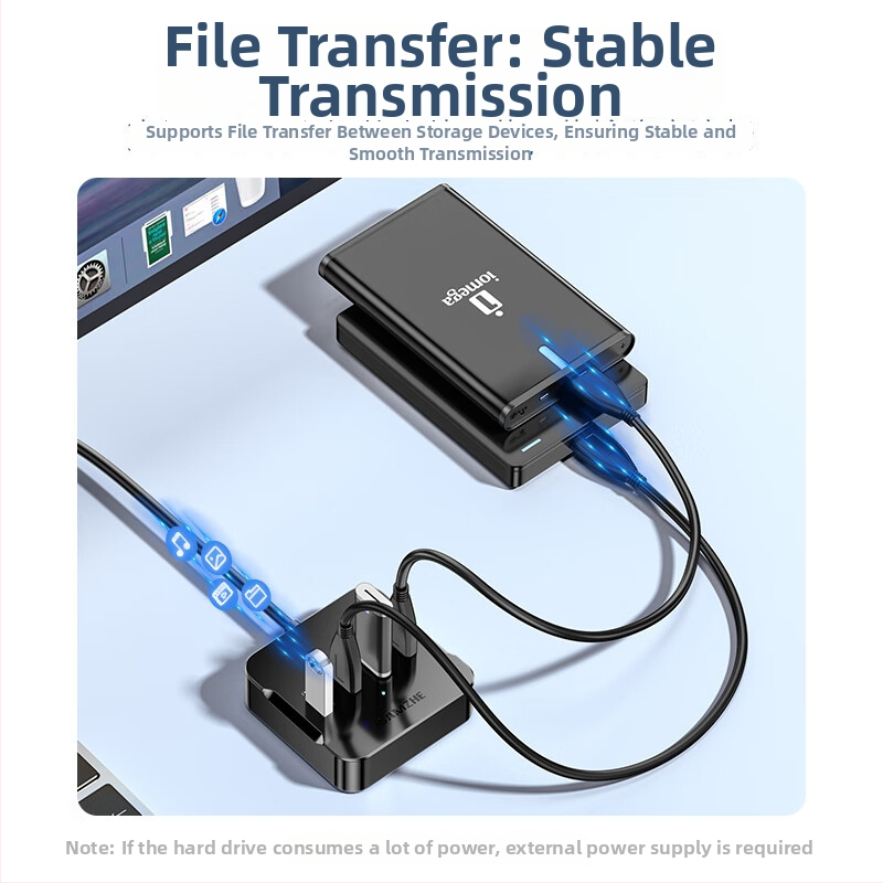 USB 3.0 4-portový hub s externým napájaním, 5Gbps, kábel 0.5-1.5 m