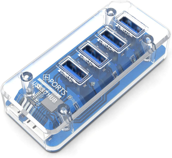 YYT USB 3.0 4-portni hub, 1 na 4 USB razdjelnik, docking extender bez vanjskog napajanja