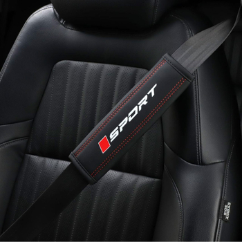 Подплата за колан на автомобил – PU кожа, дишаща, универсален спортен стил, 40 г