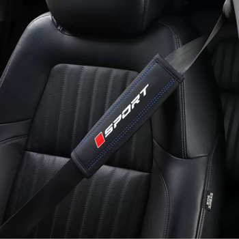 Подплата за колан на автомобил – PU кожа, дишаща, универсален спортен стил, 40 г