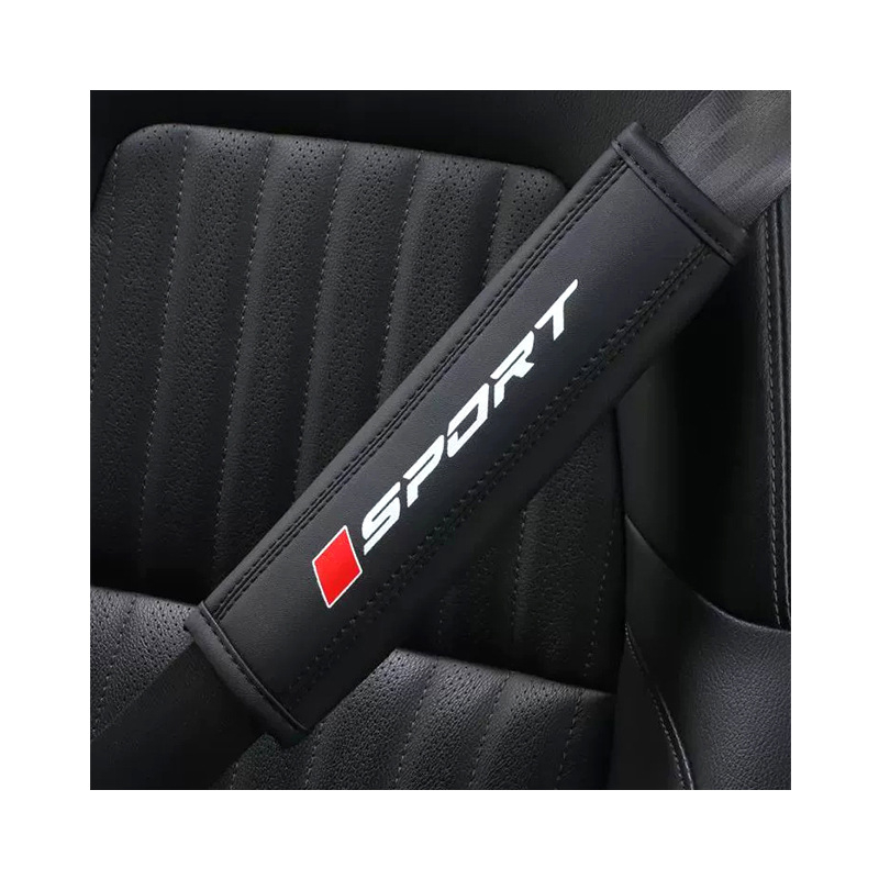 Подплата за колан на автомобил – PU кожа, дишаща, универсален спортен стил, 40 г